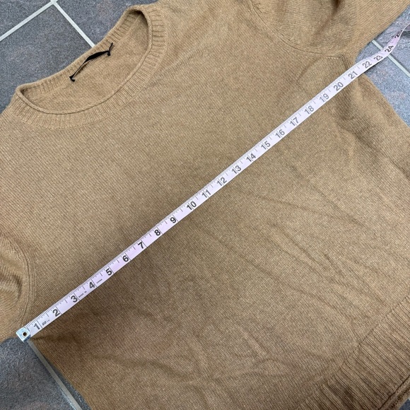 Jenni Kayne Everyday Sweater Long Sleeve Knit Pullover Wool Blend Brown Medium M - Picture 12 of 15